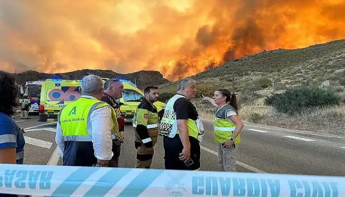 Incendie à Almería